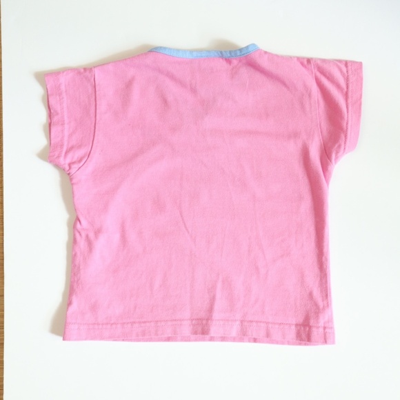 Vintage Y2K HELLO KITTY Pink Baby Tee / 4-5Y - Picture 7 of 7